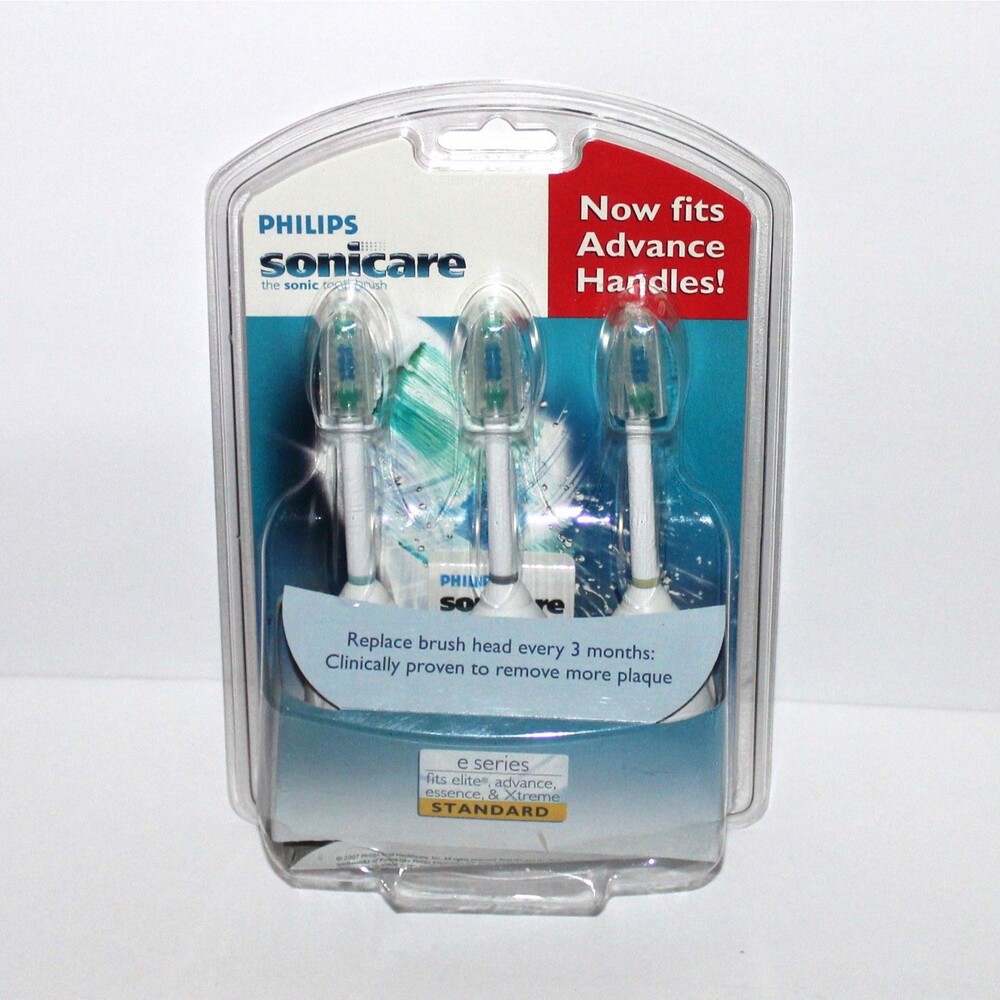 Philips Sonicare e Series 3 Pack HX7003 toothbrush head advance essence elite Xt